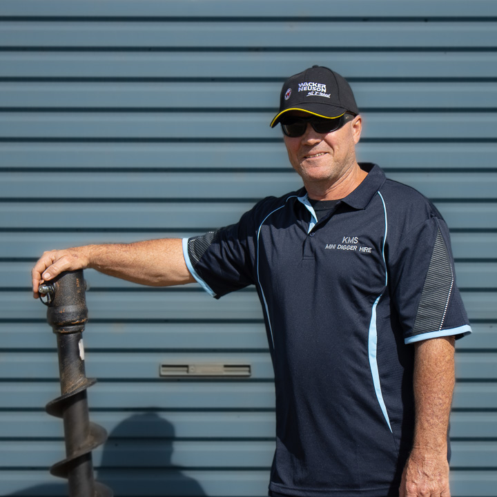 KMS Mini Digger Hire Mackay's Local Earthmoving Services