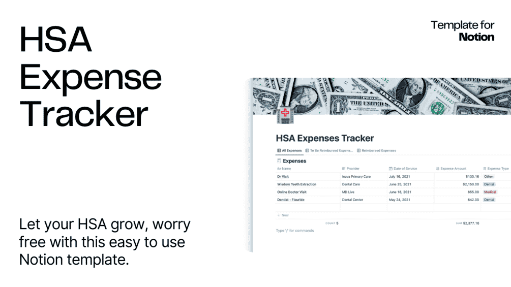 Hsa Expense Tracker Notionway