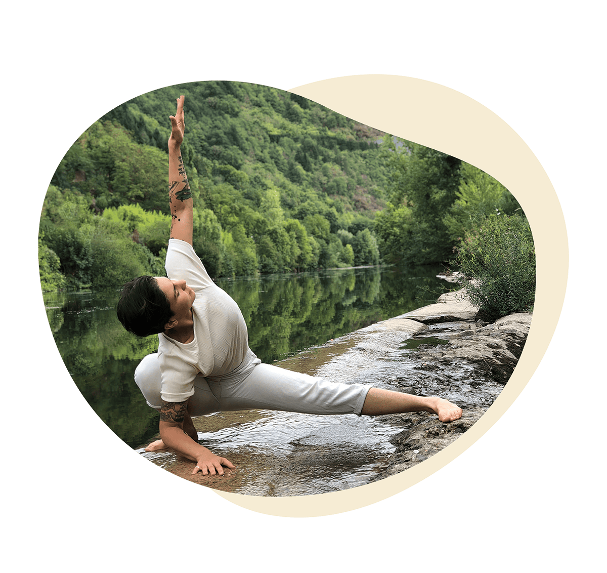 Giada in posizione di