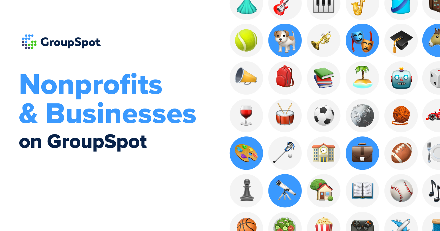 Nonprofits and Business Groups on GroupSpot
