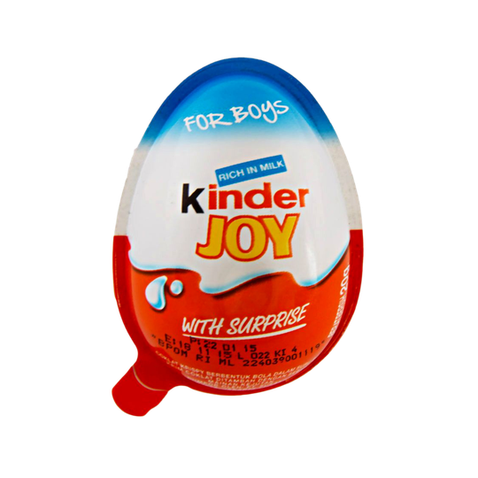 Jual Kinder Joy T24 (Boys) 20 gr / pcs Murah Bananas