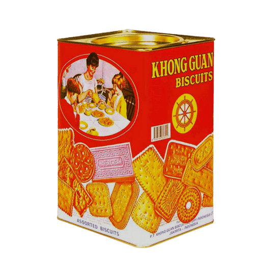 Jual Khong Guan Assorted Red Persegi 1,6 kg / pcs Murah - Bananas