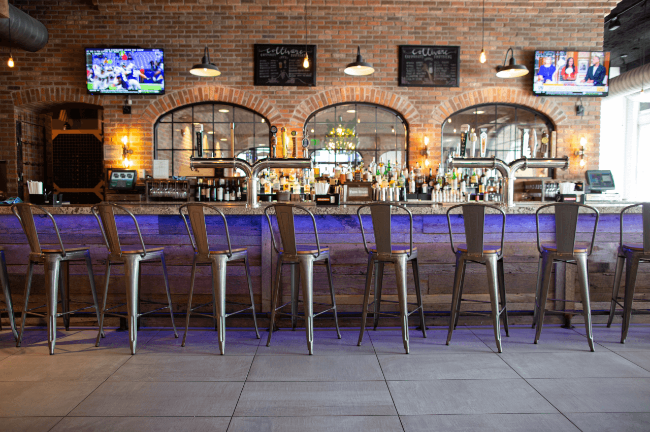 Coltivare restaurant industrial-inspired bar by Rocco Design + Build