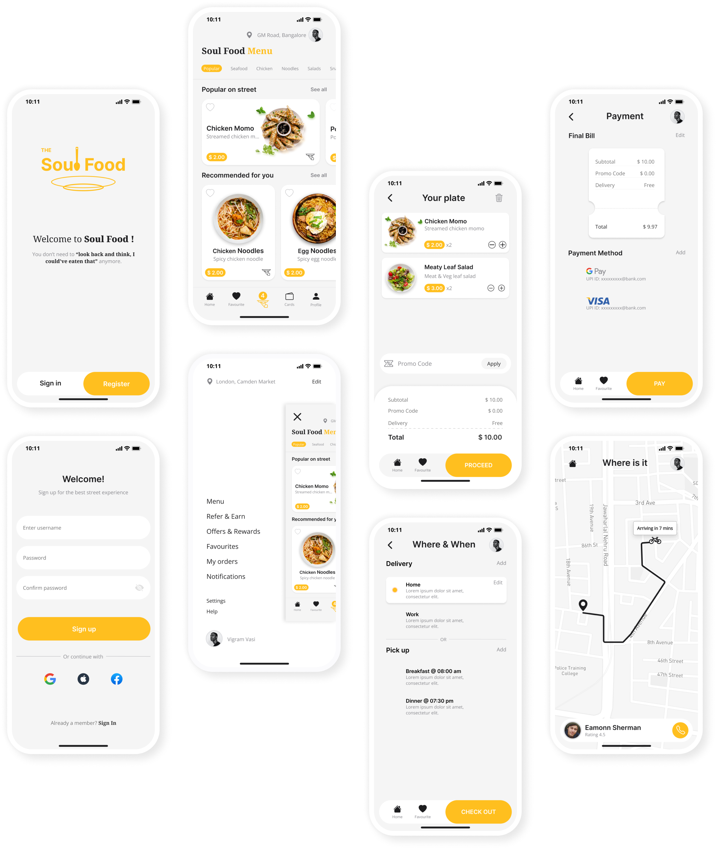 Mockups final version