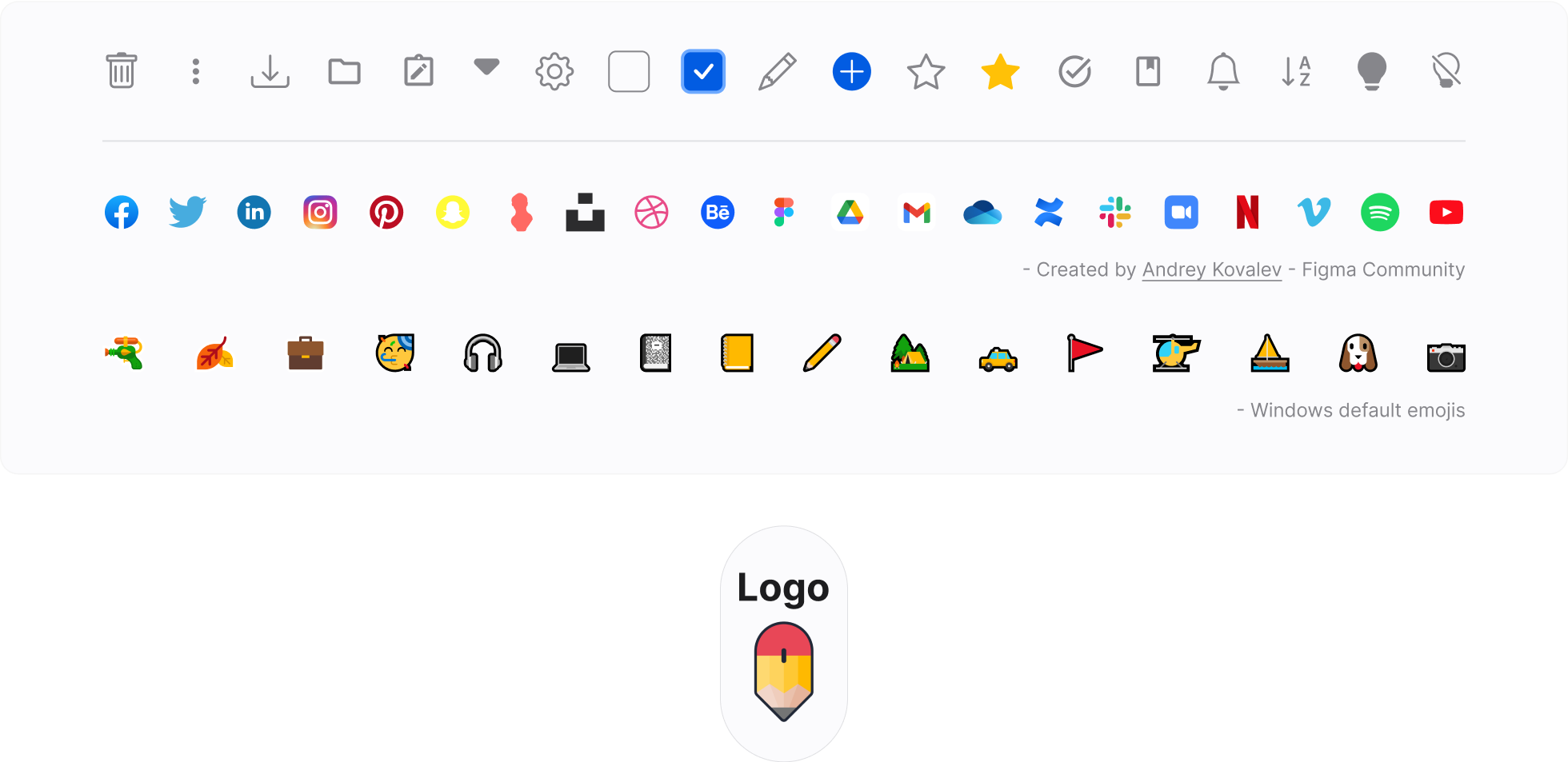 Icons collection