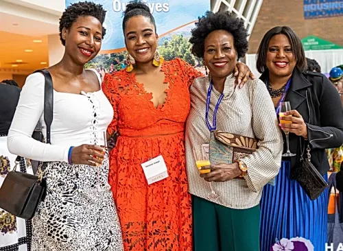 Group of Haitian Women at posing at Haitian Ladies Network