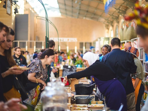 Distribution de repas association