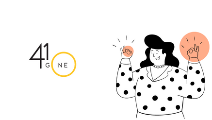 femme avec le logo 410 gone