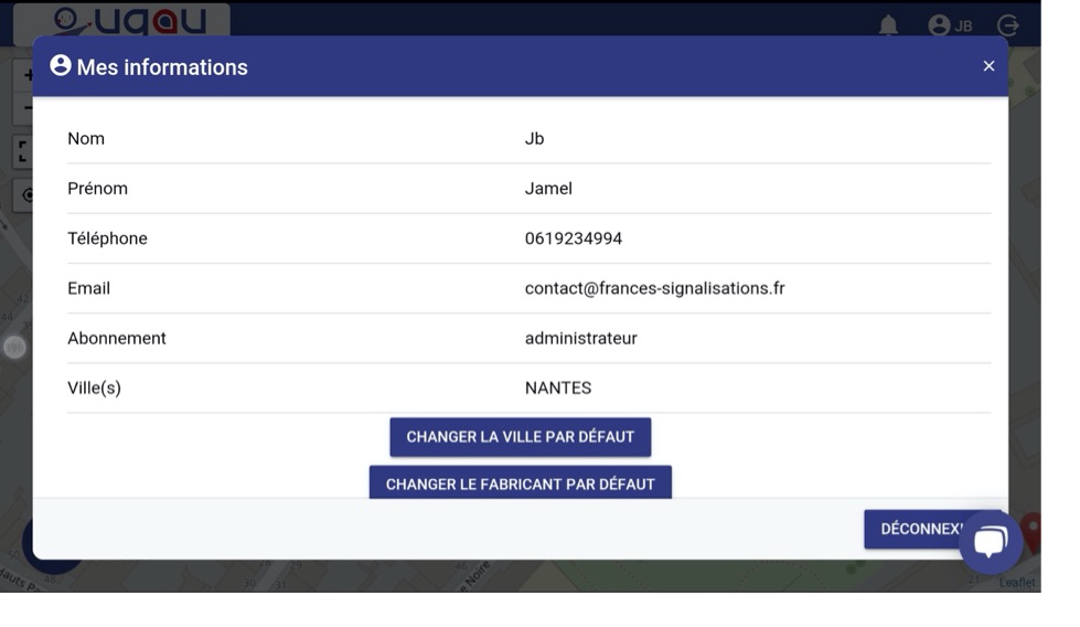 détails informations