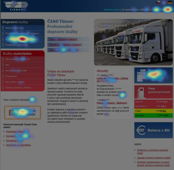 Case study: redesign webu pro ČSAD Tišnov | PORTA DESIGN