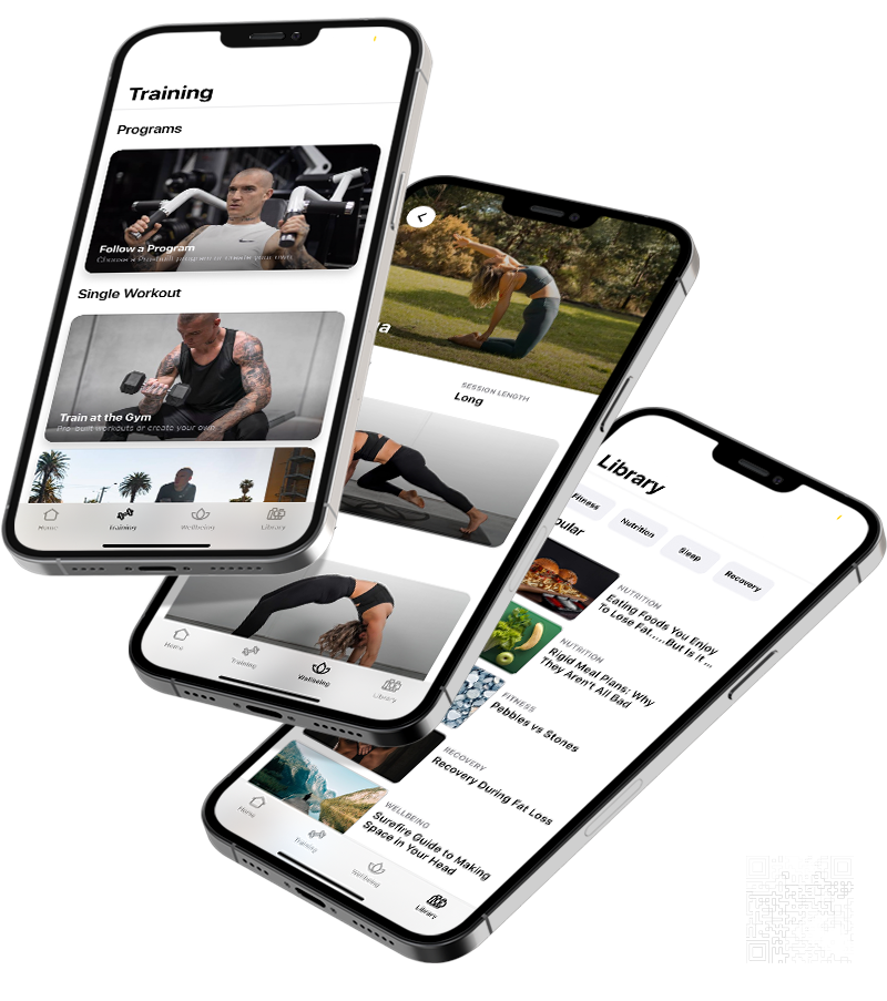 Drip Fitness by Dustin Martin App Interface