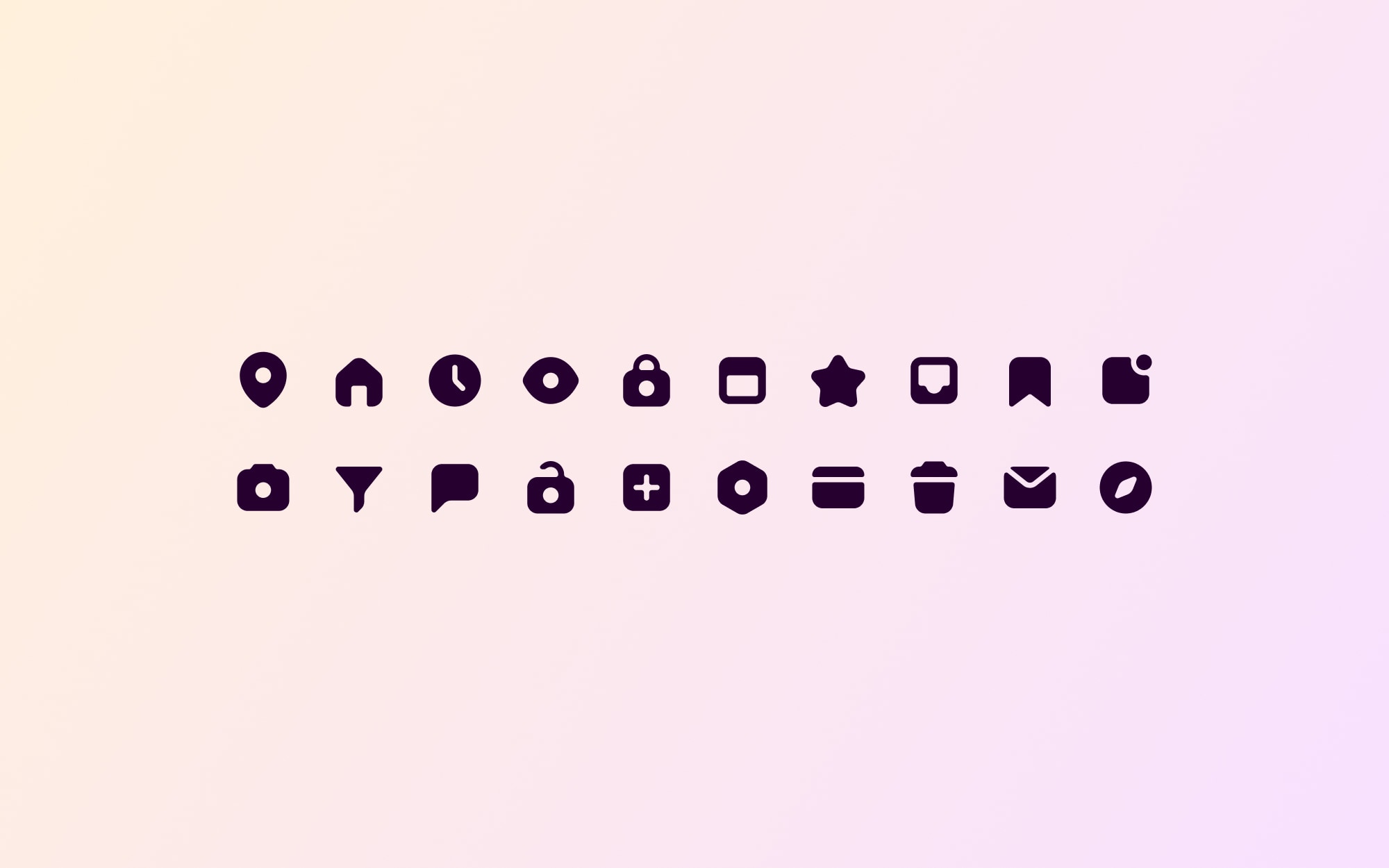 20 minimal and chunk icons