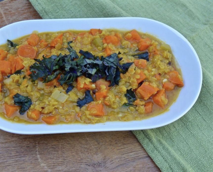 Sweet Potato and Red Lentil Stew Recipe Risa Groux Nutrition