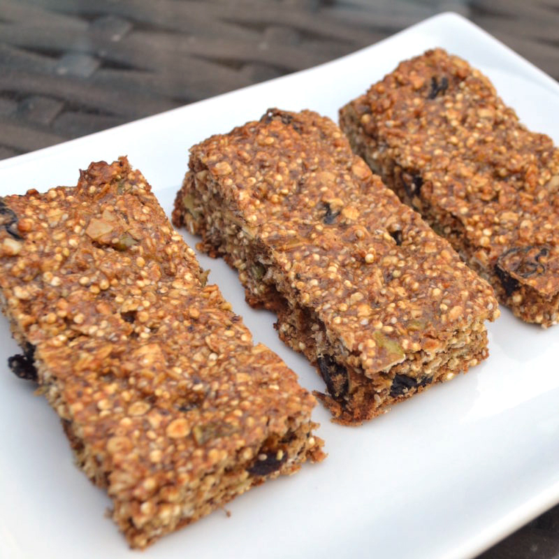 Quinoa Omega Bars Recipe Risa Groux Nutrition