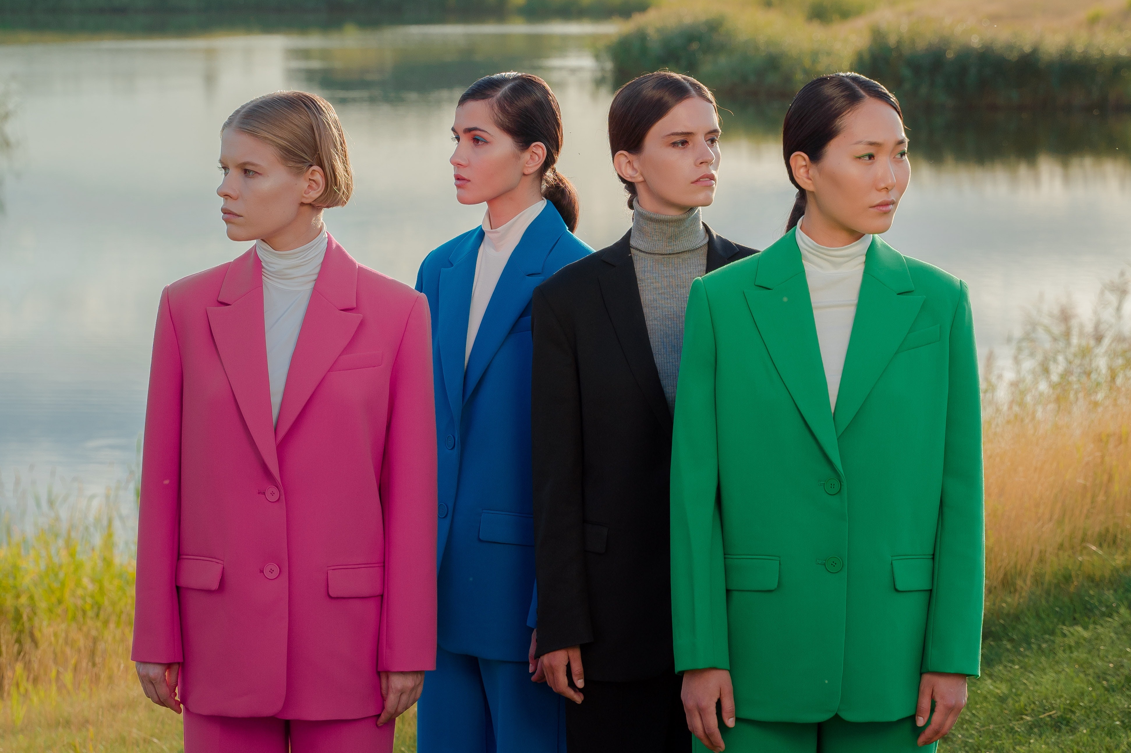 A cute hedgehog curled into a ball.