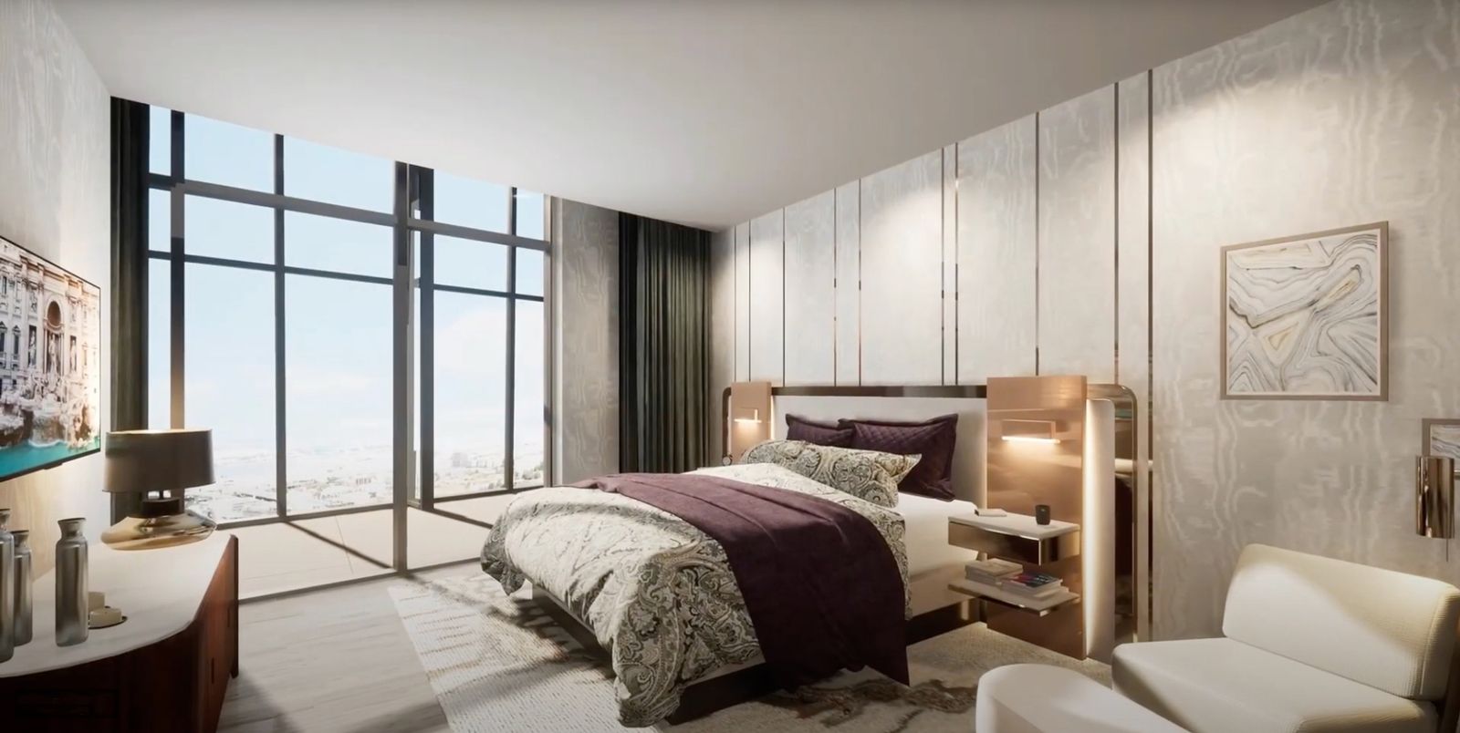 Photo inspiration: Luxury Penthouse Bedroom Decor Inspiration Reference: Penthouses That Are A Step Above