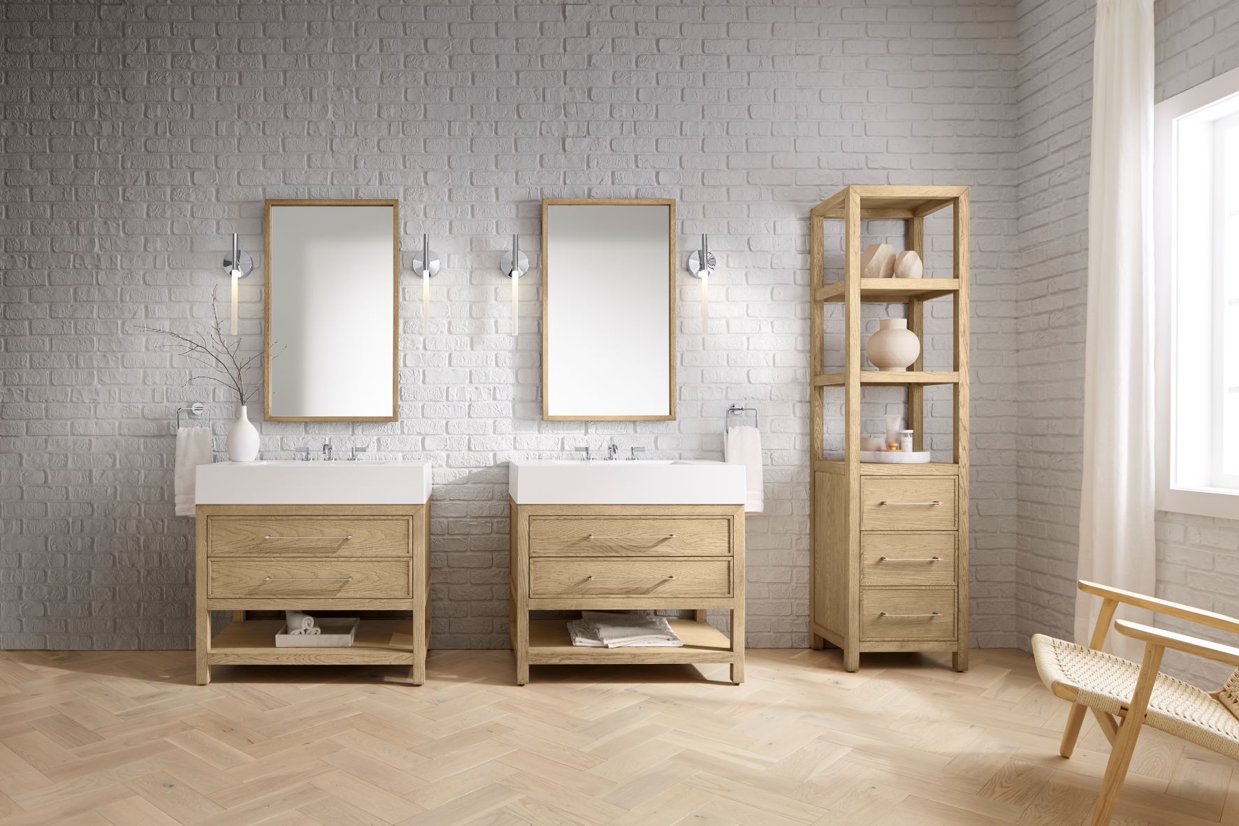 40 Beautiful White Bathroom Ideas and Designs | Robern