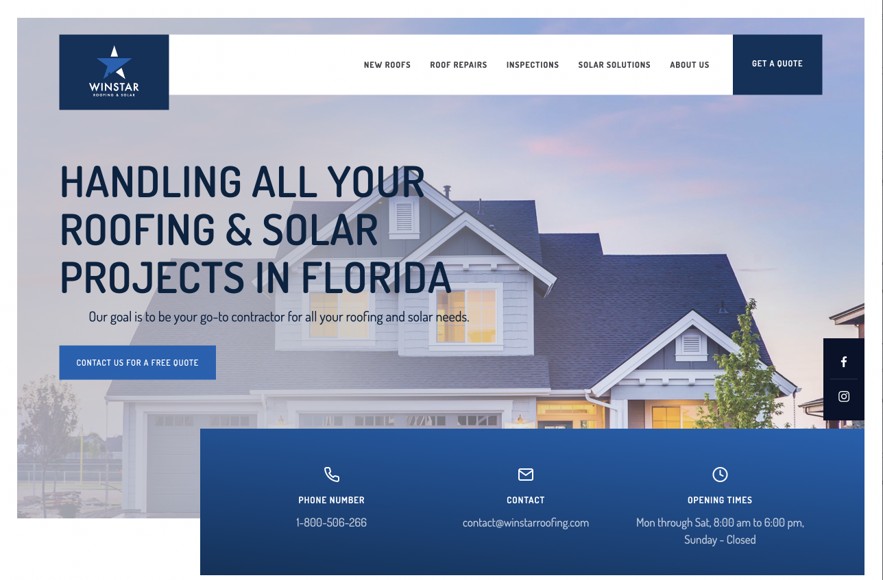 Winstar Roofing & Solar