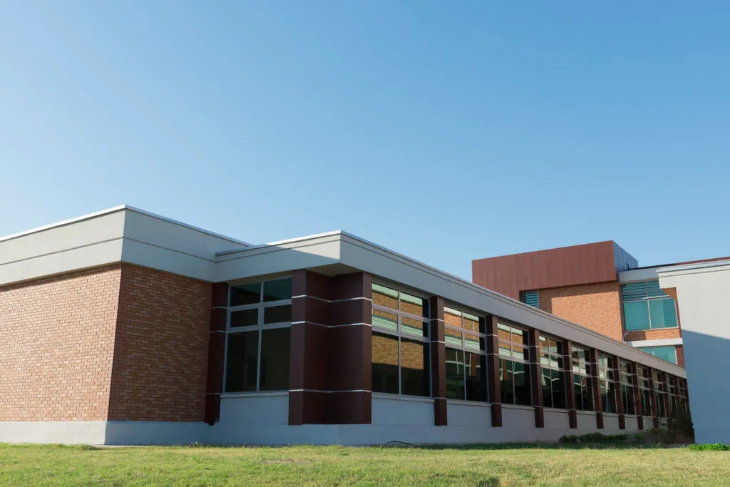 Large brick building