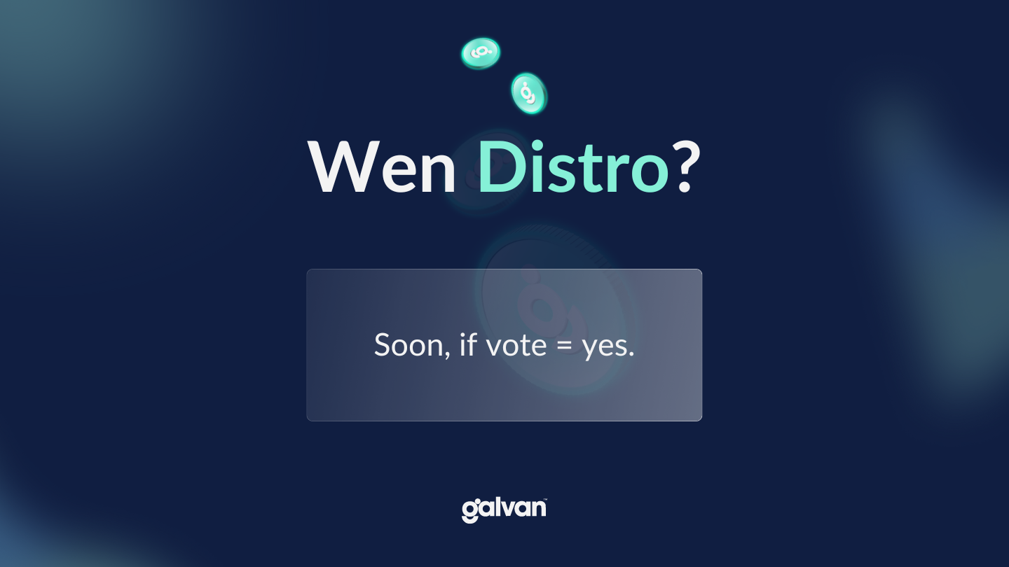 Vote to Launch the Blockchain