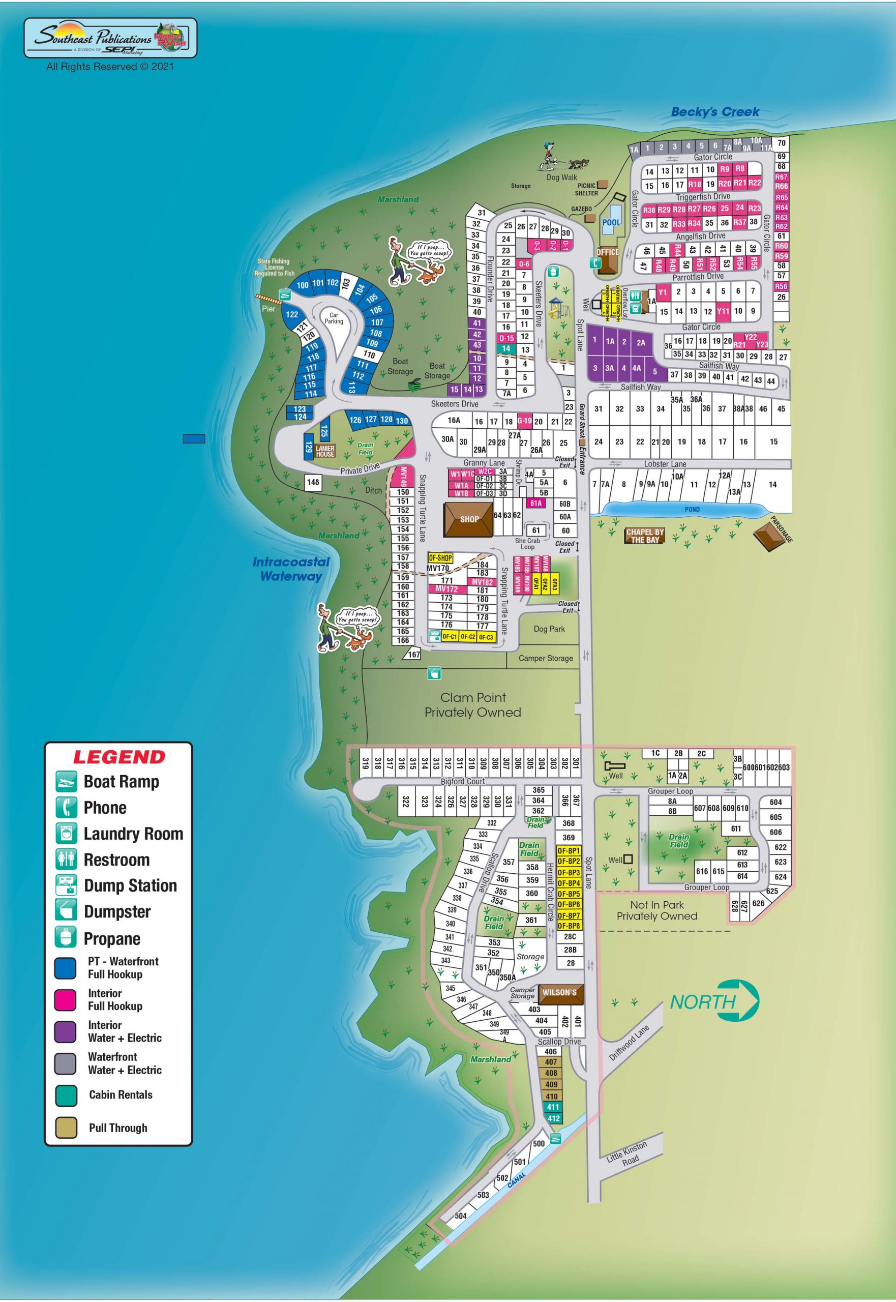 The Inlet at Lanier Pointe Park Map