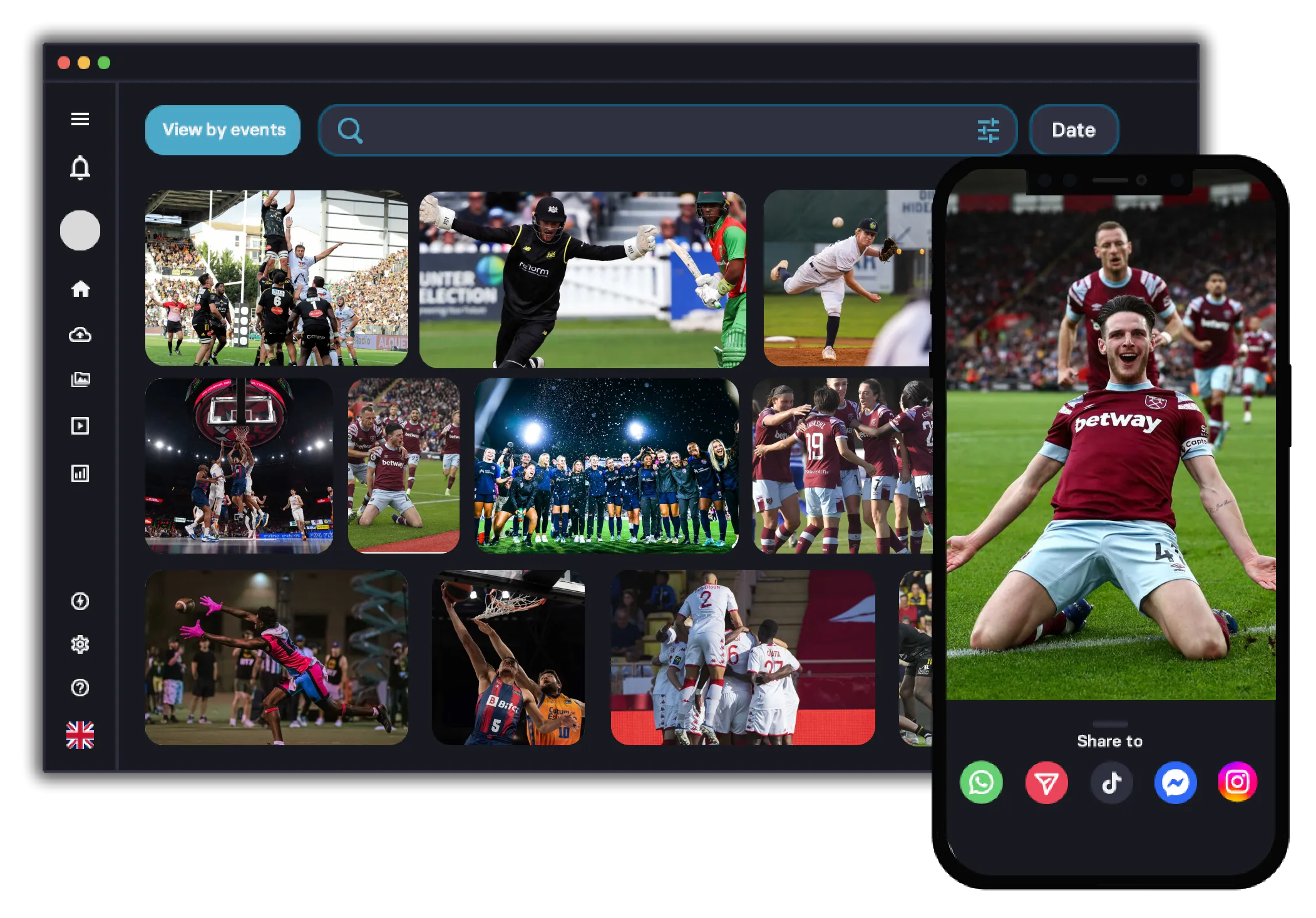team sports platform and app