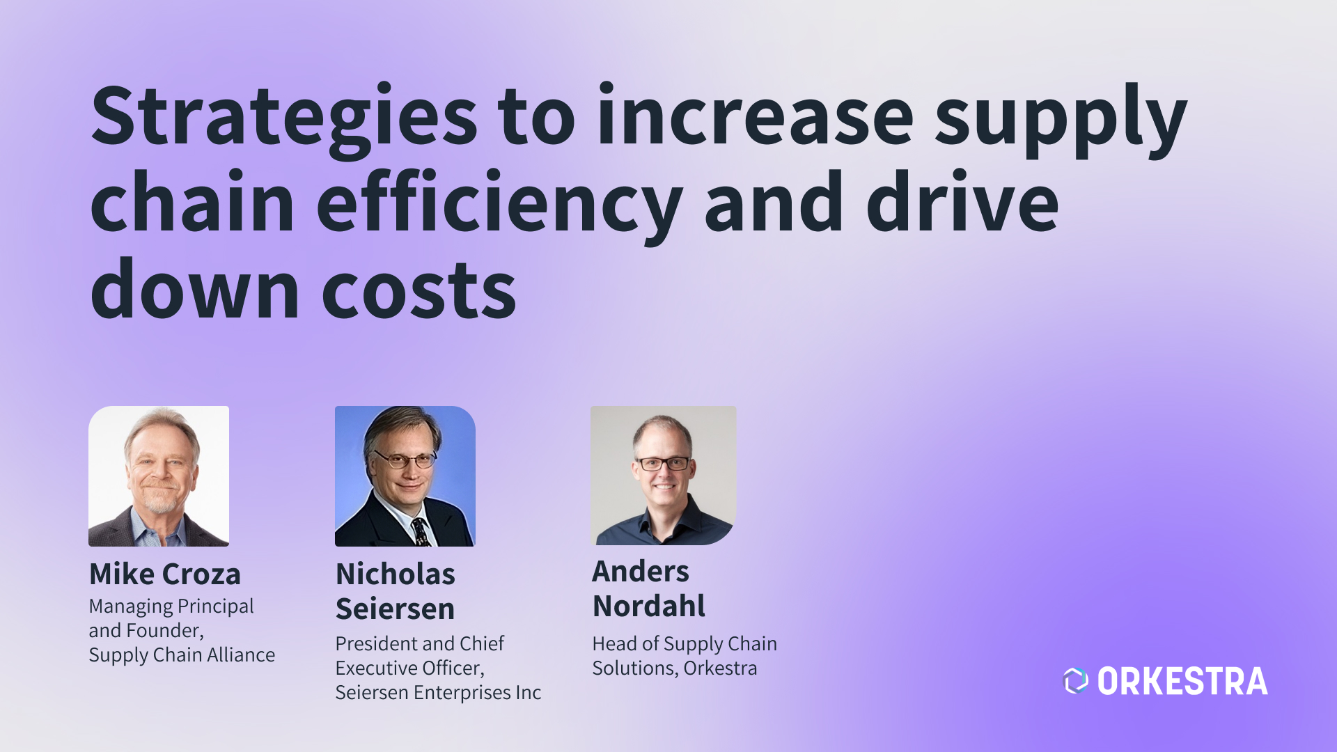 Strategies to Increase Supply Chain Efficiency and Drive Down Costs