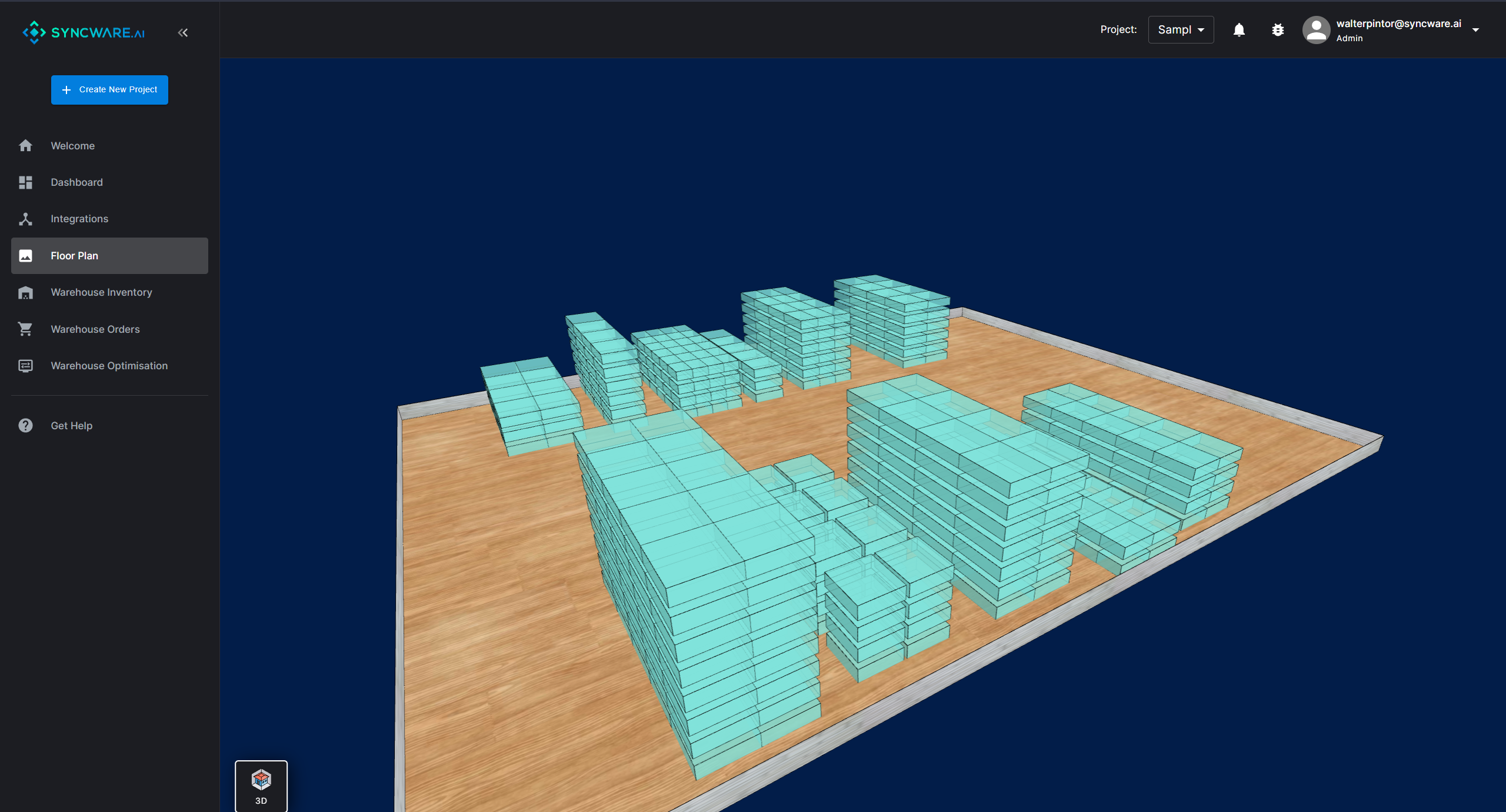 Dashboard mockup