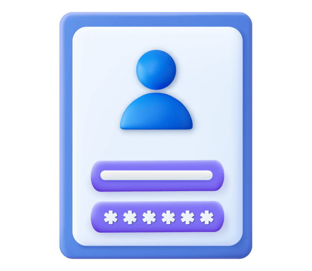 3D image of a user profile