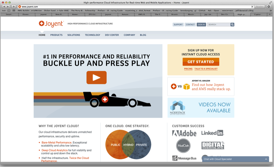 LAMP stack on Joyent SmartOS Triton DataCenter
