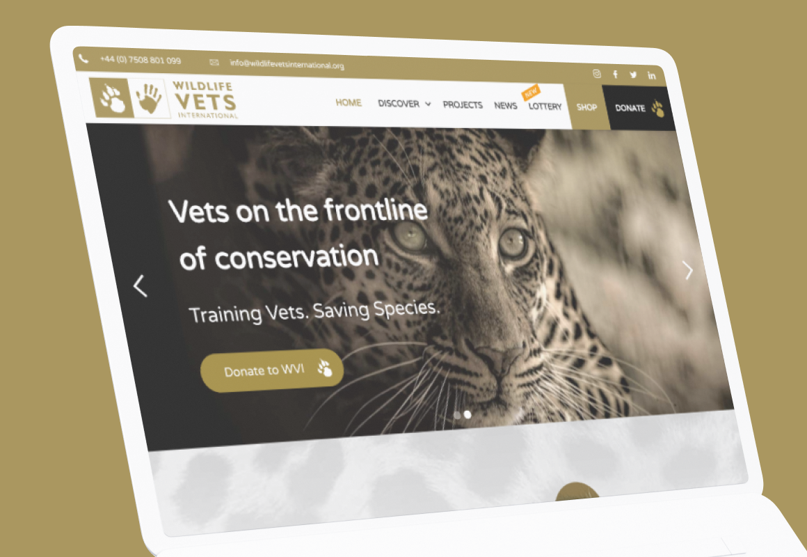 A Wildlife Vets charity providing critical veterinary support