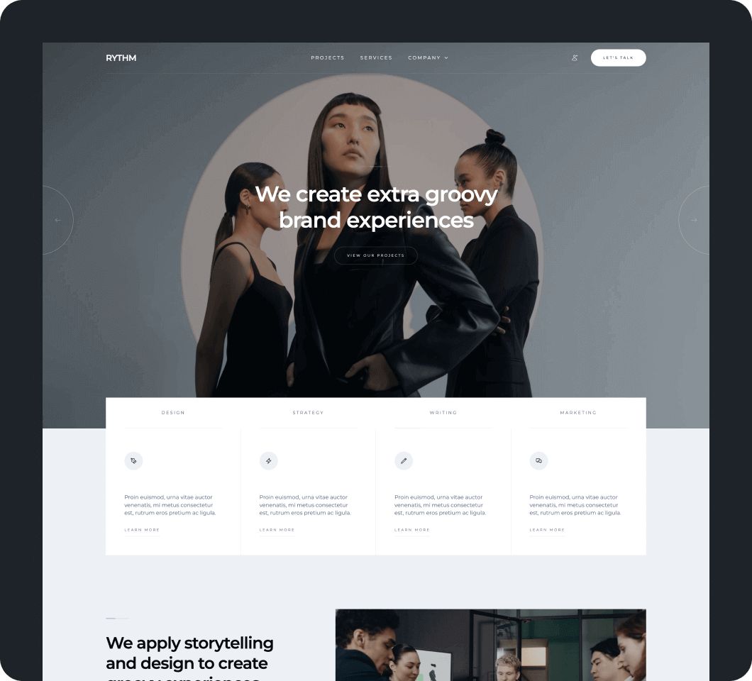 Design agency template 1