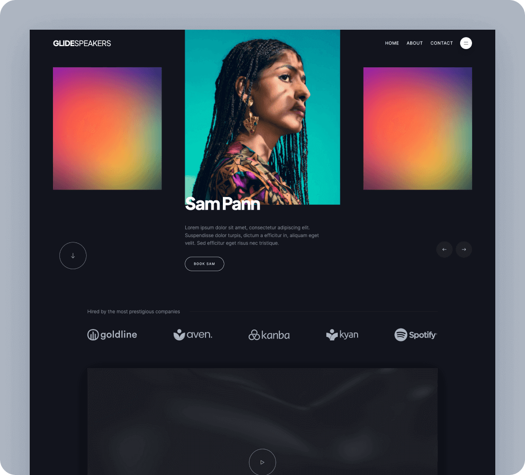 Event Webflow template