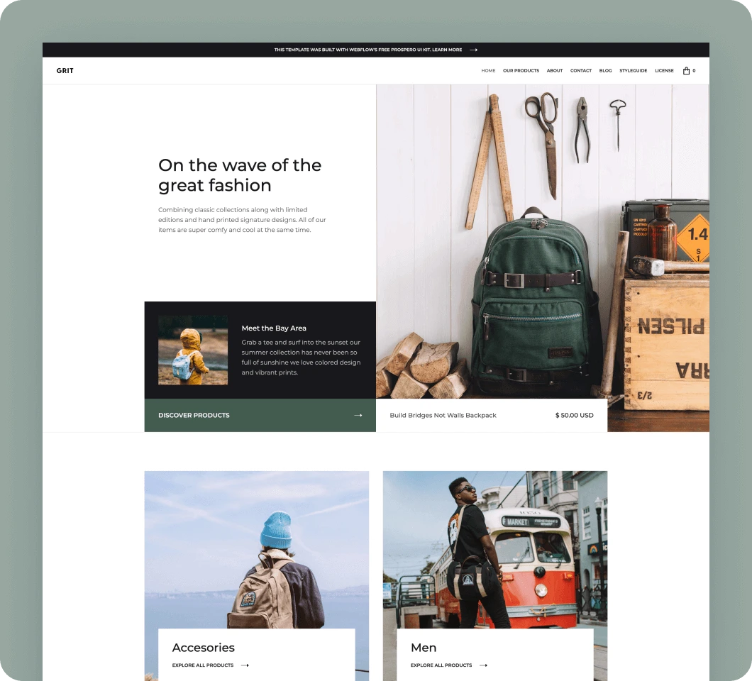 Fashion ecommerce template