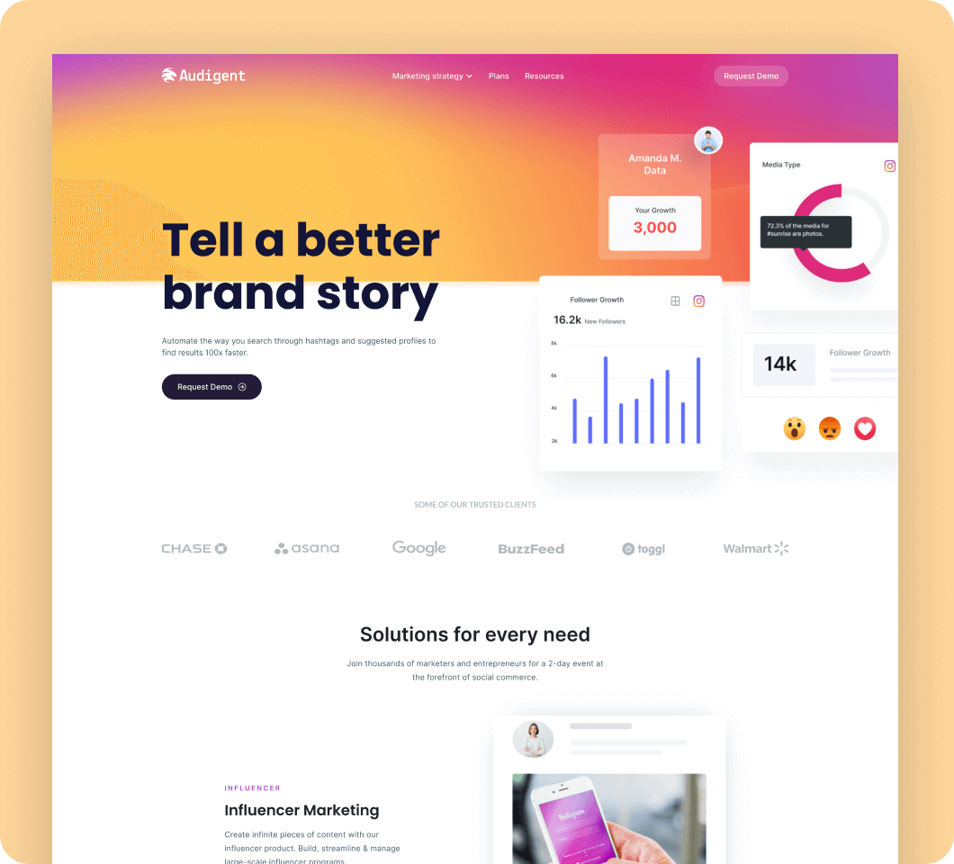 Marketing agency template