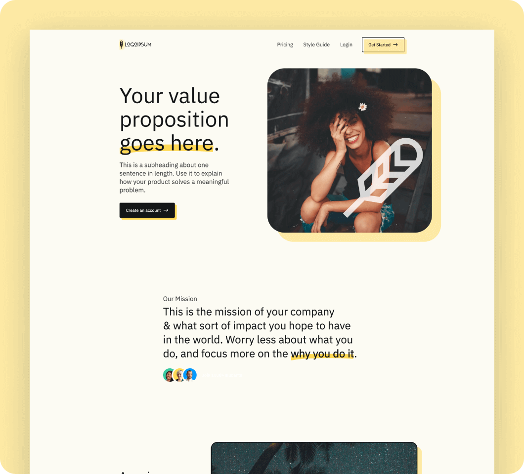 Startup Webflow template 2