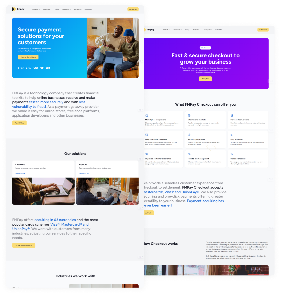 Secure payment solutions with FMpay — preview