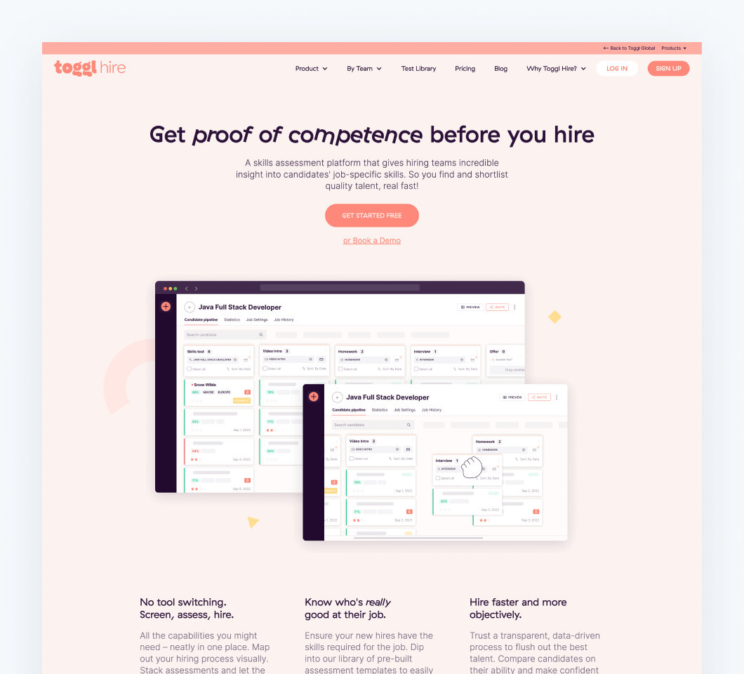 Toggl hire