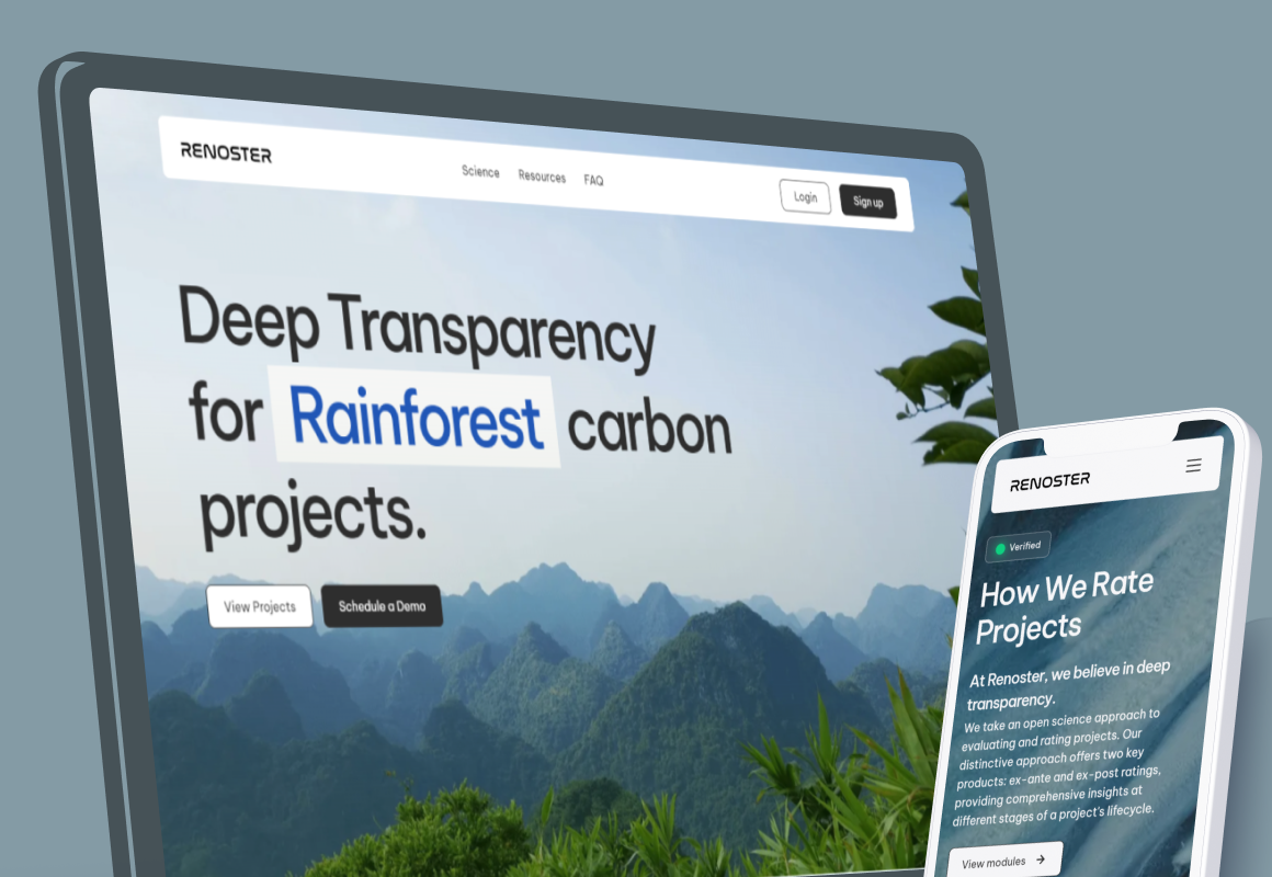 Rainforest carbon projects with Renoster