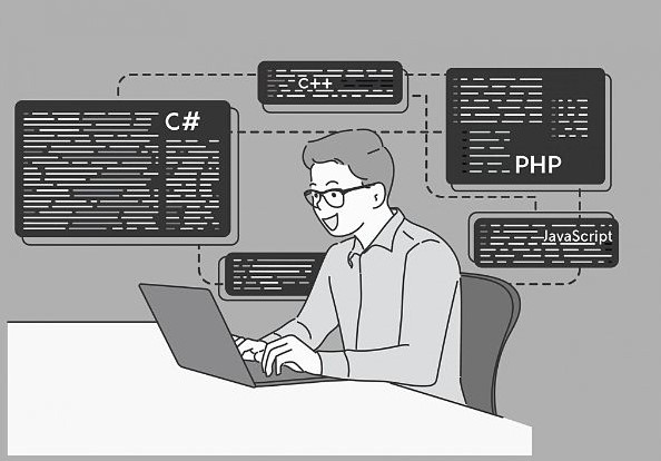 an image of a guy programming