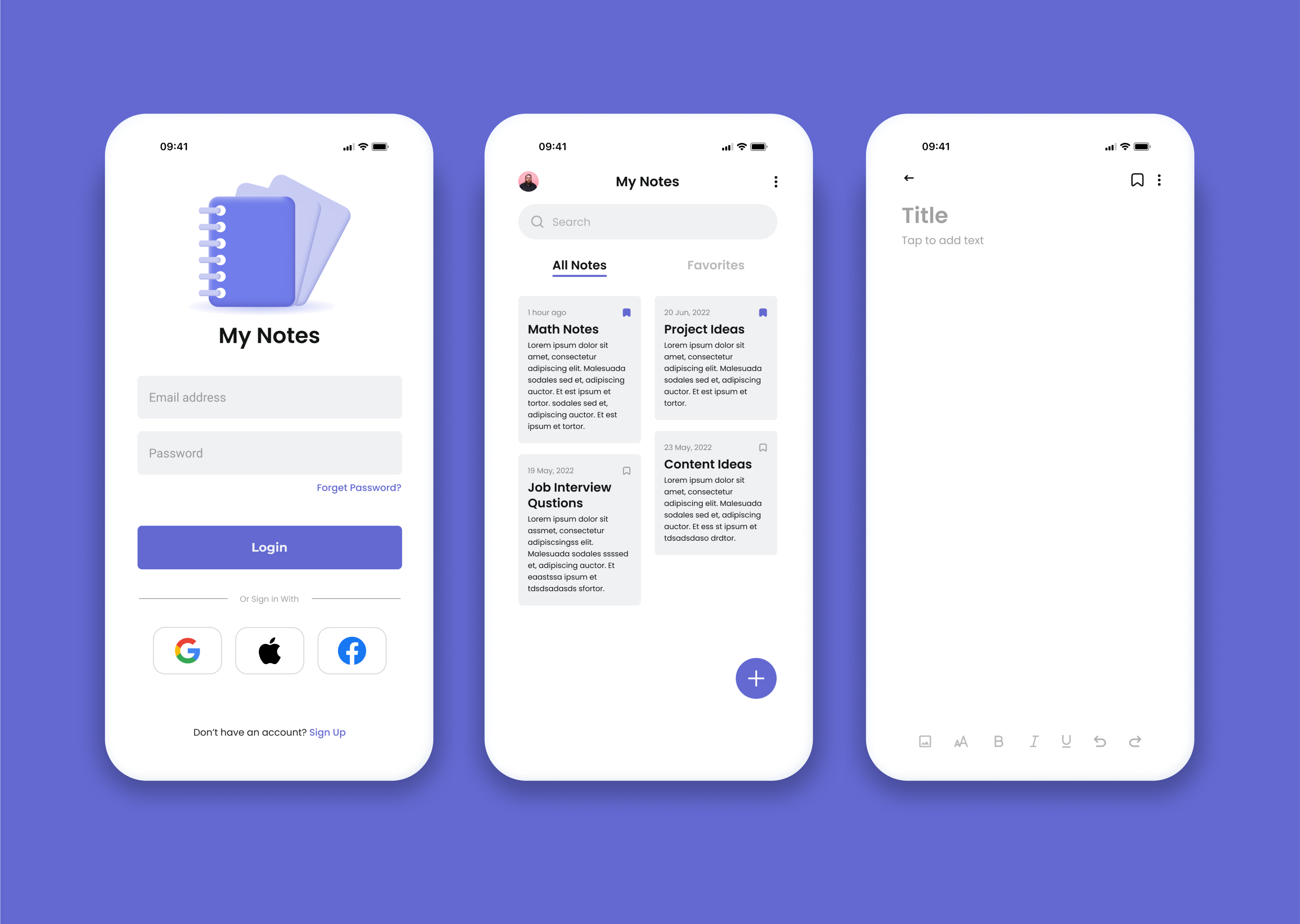 My Notes (Ui/UX Design)
