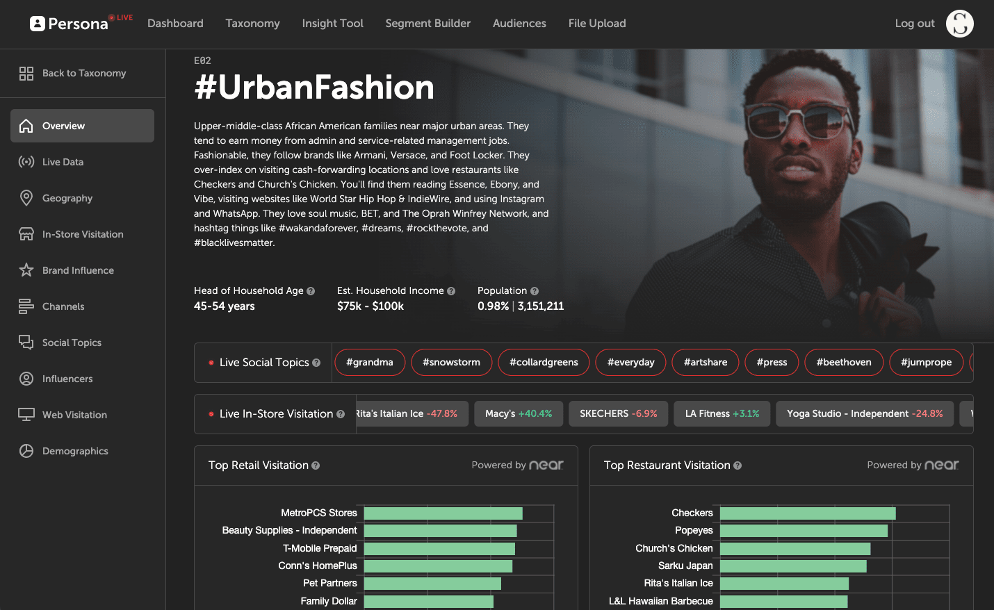 Screenshot of PersonaLive interface