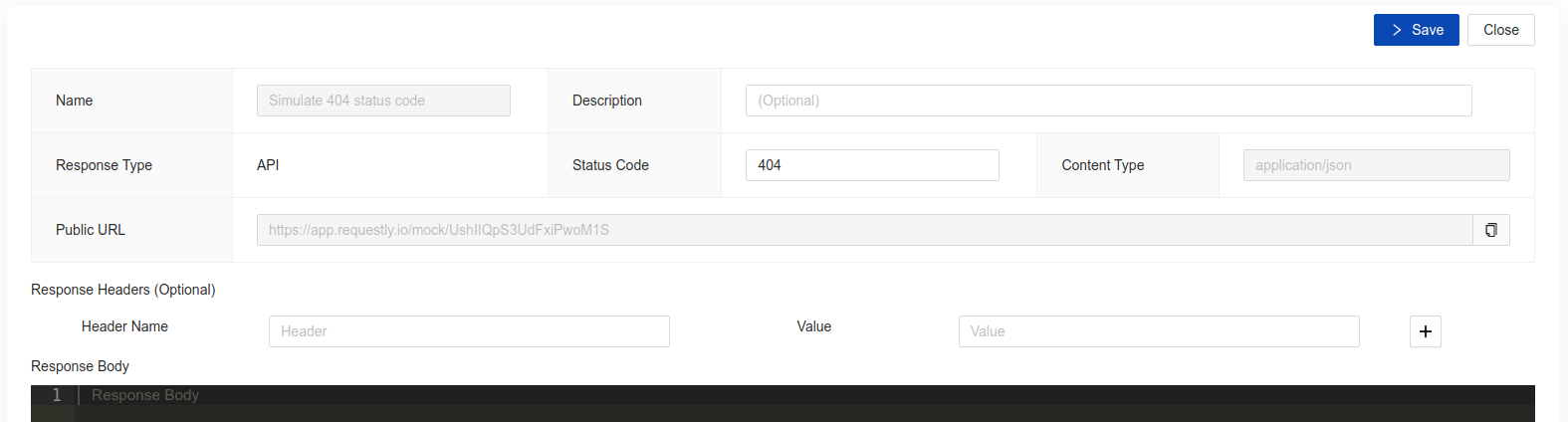 Mock for simulating 404 response code on blinkit search