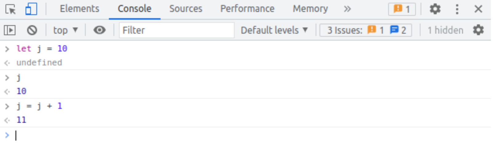 Console in Chrome Devtools