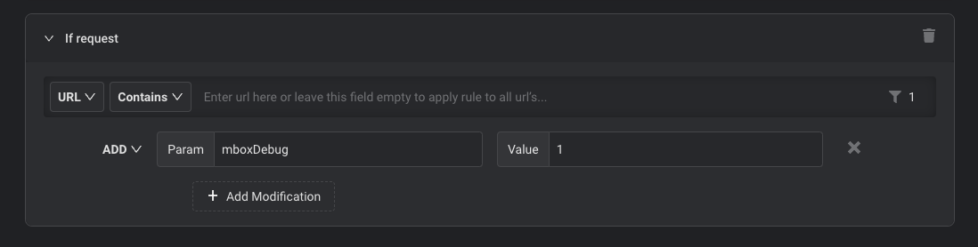 mboxDebug query parameter