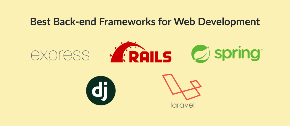 5 Best Back-end Frameworks for Web Development