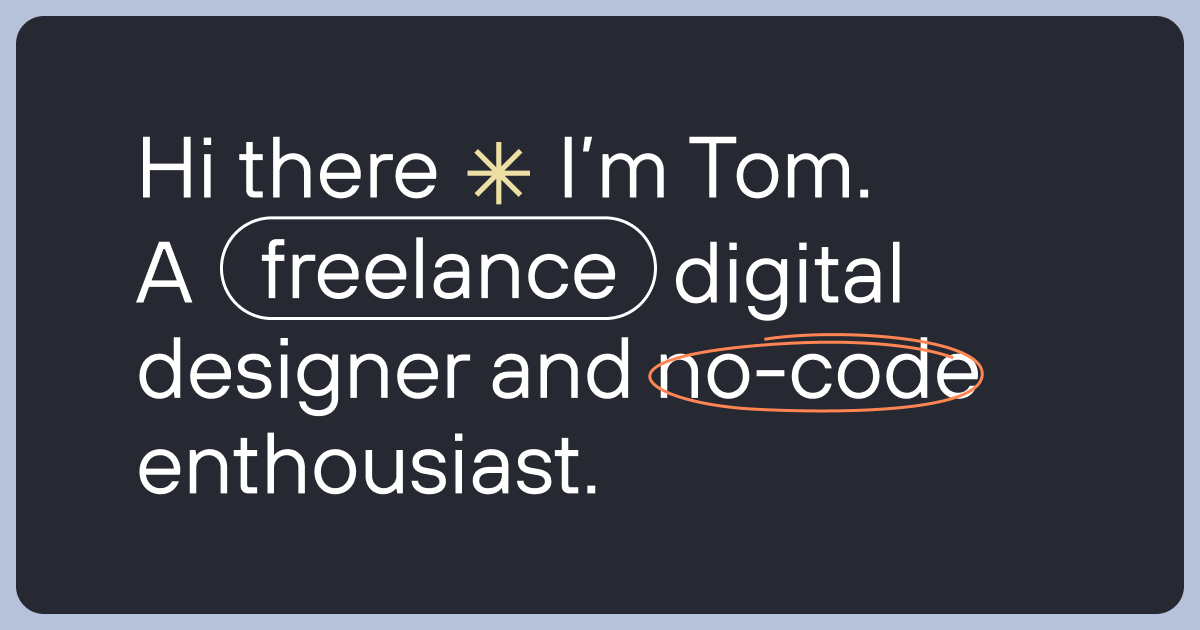 tomdekoning.work — Freelance Digital Designer