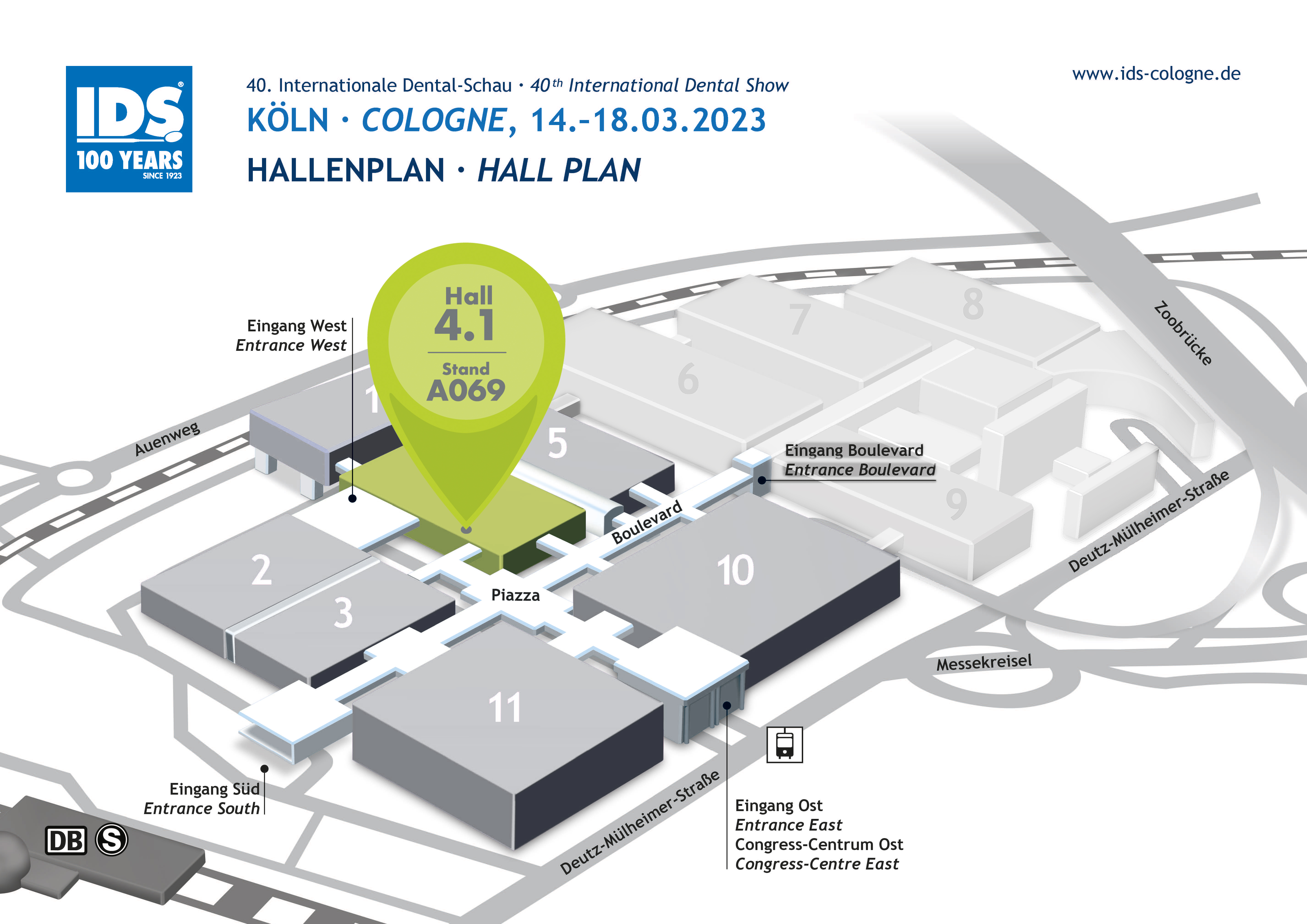 DWS location at IDS fair