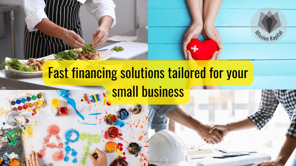 Fast financing solutions tailored for your Small Business