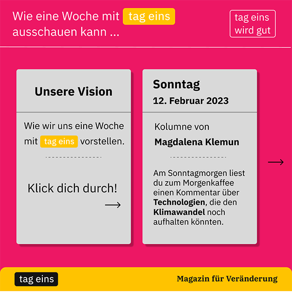 Eine Woche mit tag eins
